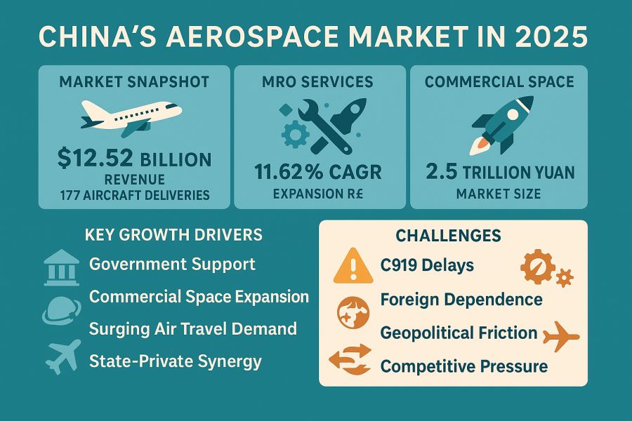 China’s Aerospace Ambitions Soar in 2025 Amid Growth and Geopolitical Headwinds